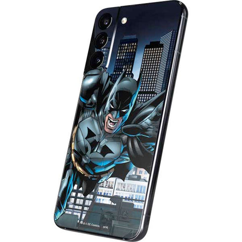 DC Comics Batman Dark Knight Comic Art Action Pose Galaxy S22 Plus Skin